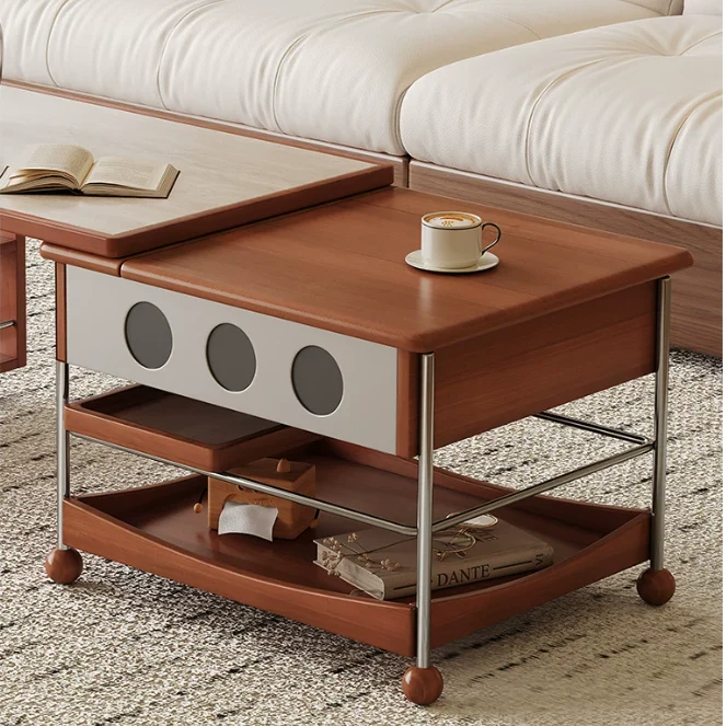 Table basse de bureau relevable et pivotante MUSE