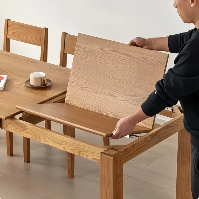 Table à manger extensible en bois massif