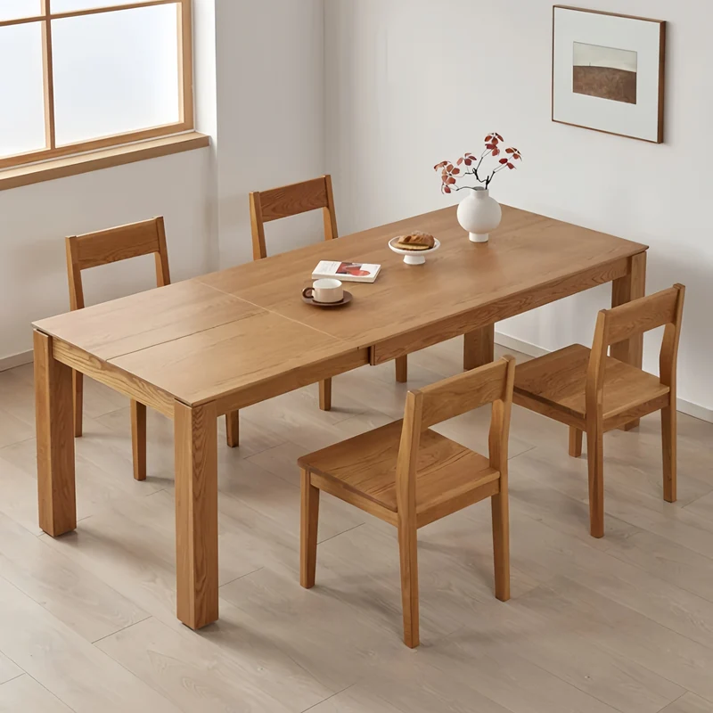 Table à manger extensible en bois massif