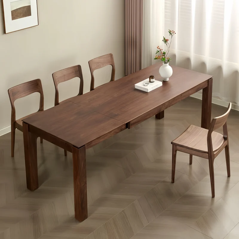 Table à manger extensible en bois massif