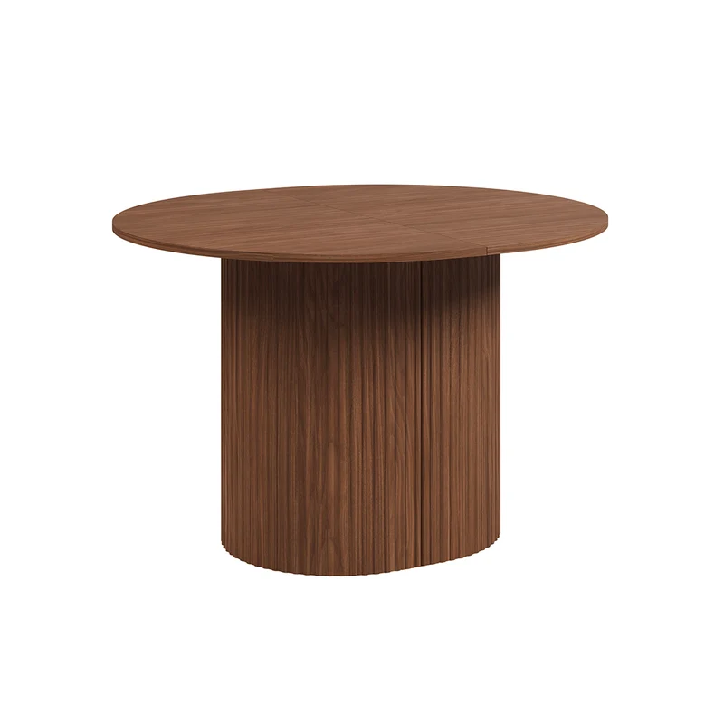 Table à manger extensible 4 à 8 places Canopée Bois foncé