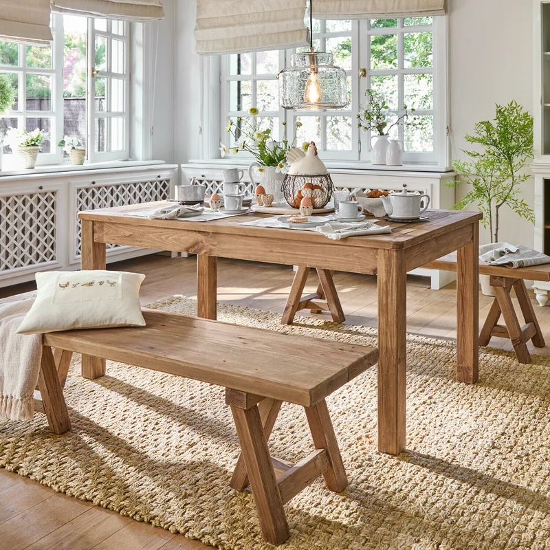 Table à manger LOBERON Amherst en bois massif