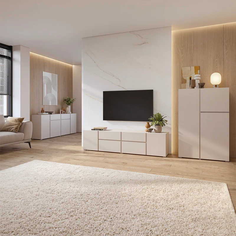 Buffet haut 3 portes Maxis Cachemire