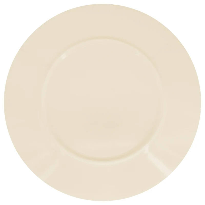Grande assiette plate en mélamine fleurie - Ø 28 cm
