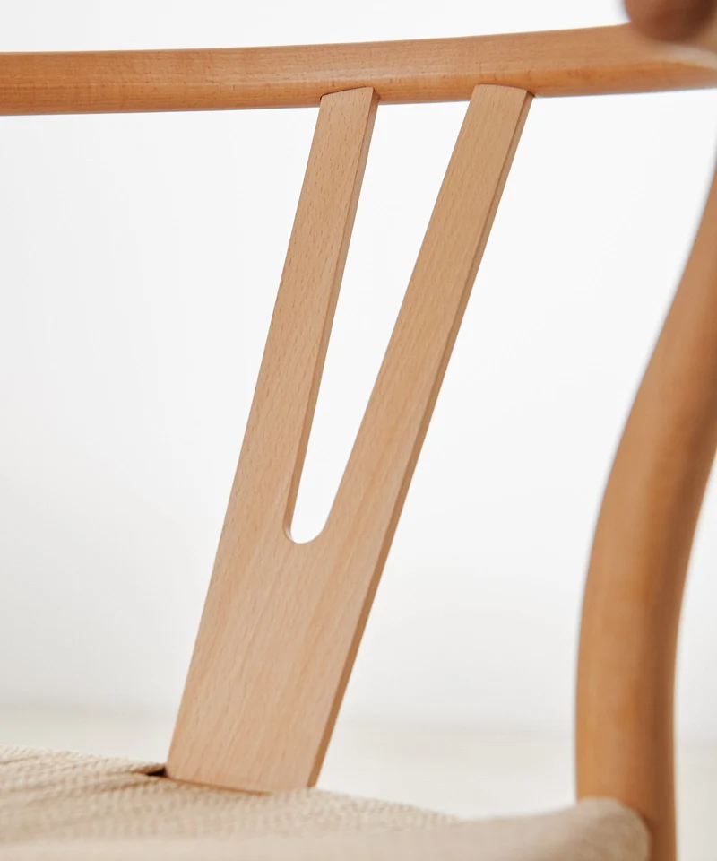 Silla de Madera y Cuerda Trenzada Uish