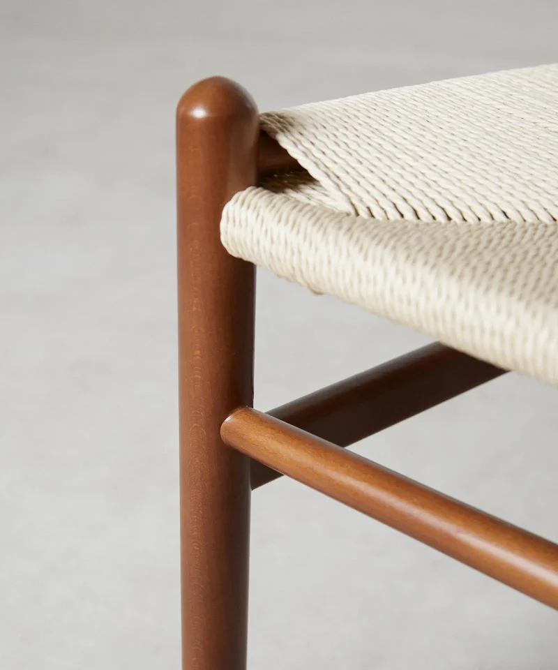 Silla de Madera y Cuerda Trenzada Uish