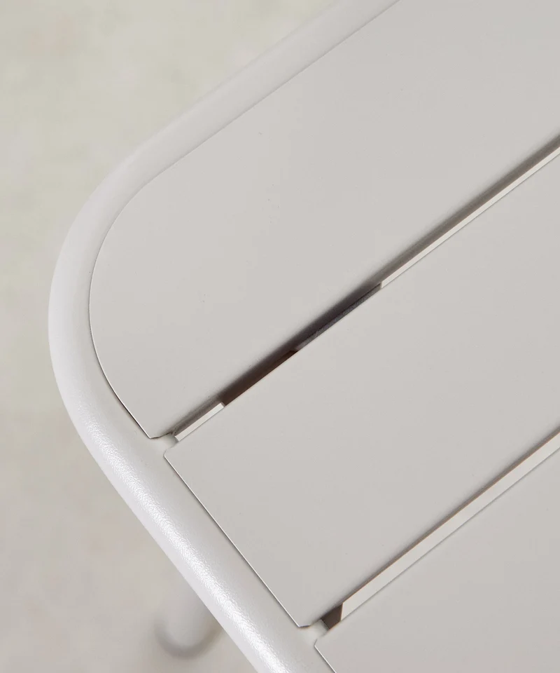 Mesa exterior de metal alargada Sora (140x70 cm)