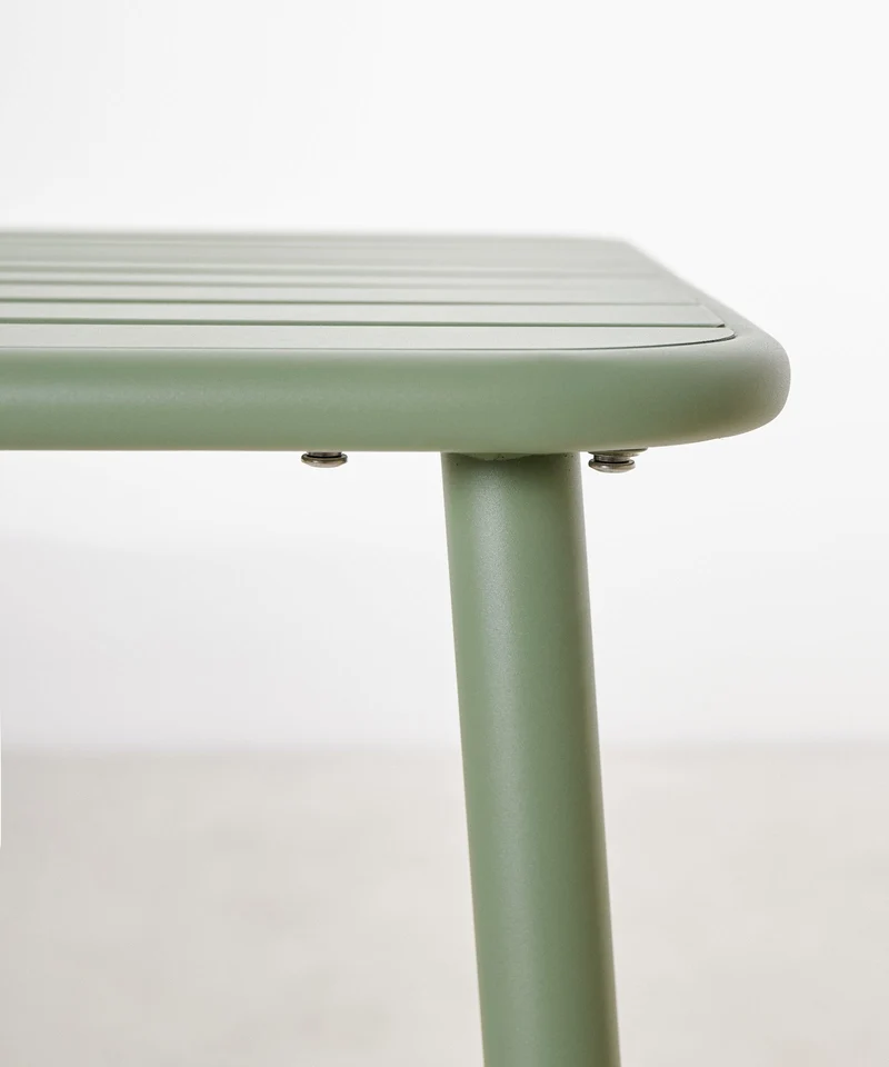 Mesa exterior de metal alargada Sora (140x70 cm)