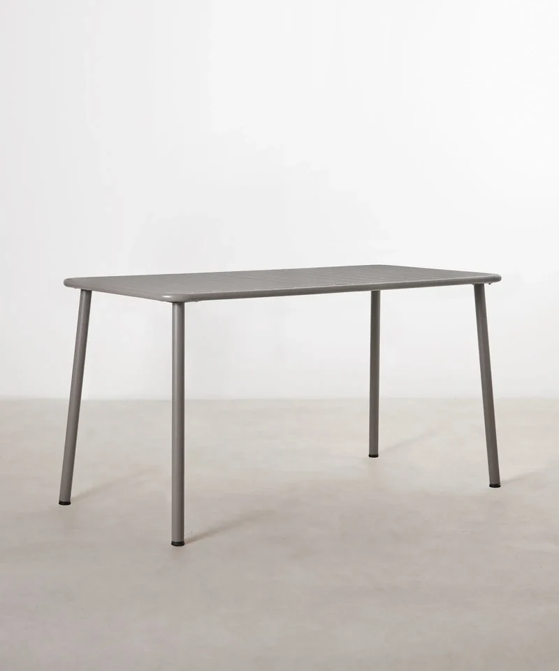 Mesa exterior de metal alargada Sora (140x70 cm)