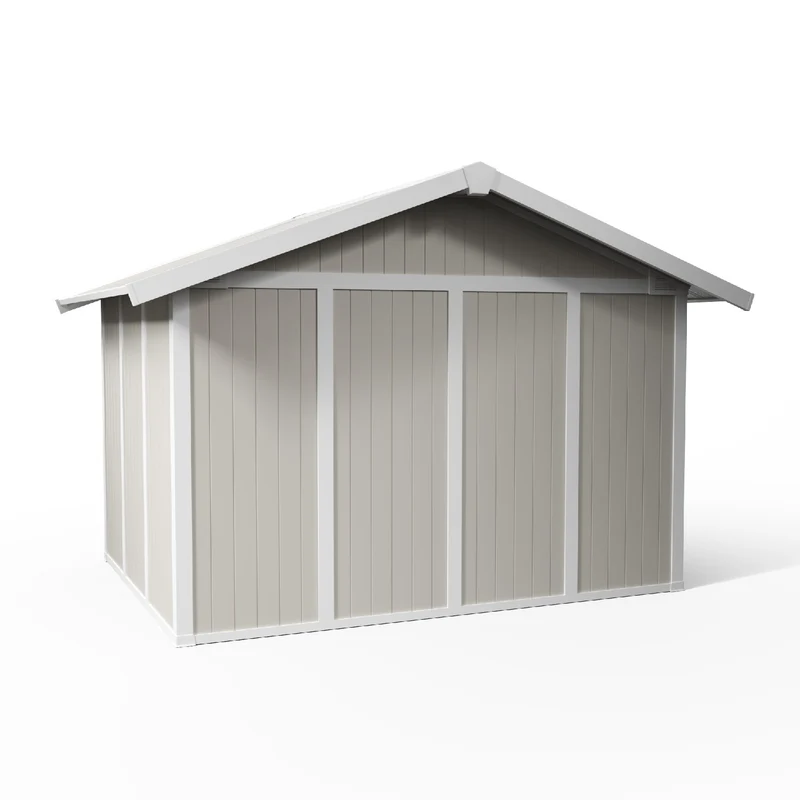 Abri de jardin 7,5 m² gris - vert Utility