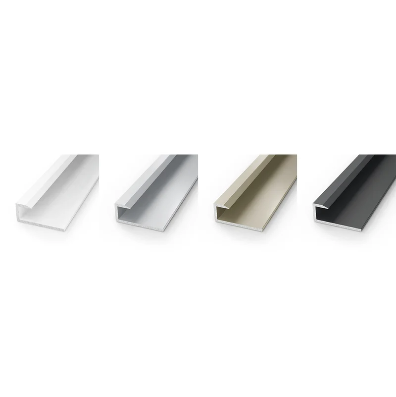 Profil de finition de départ aluminium