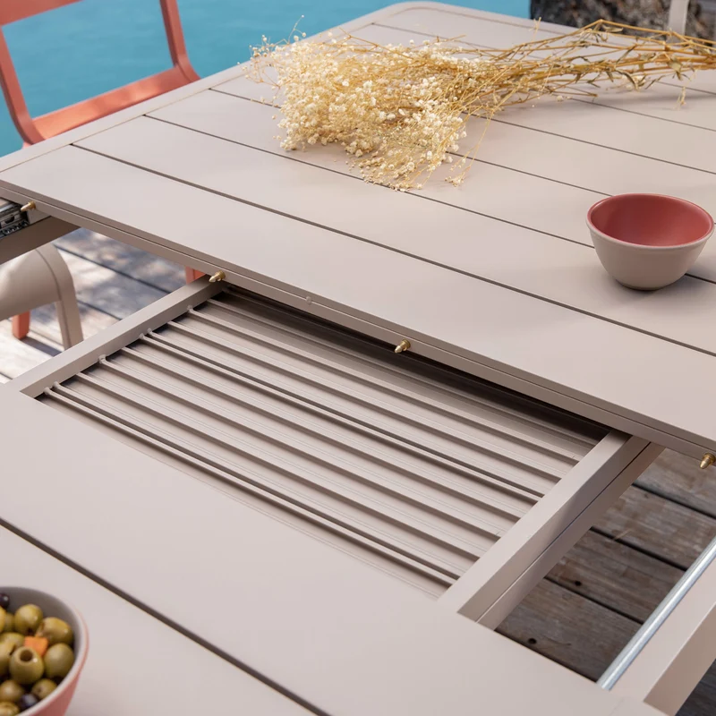 Table de jardin CANNES extensible 173-233 x 100 cm