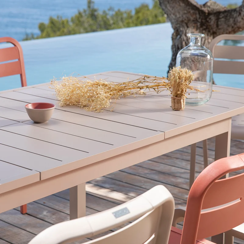 Table de jardin CANNES extensible 173-233 x 100 cm