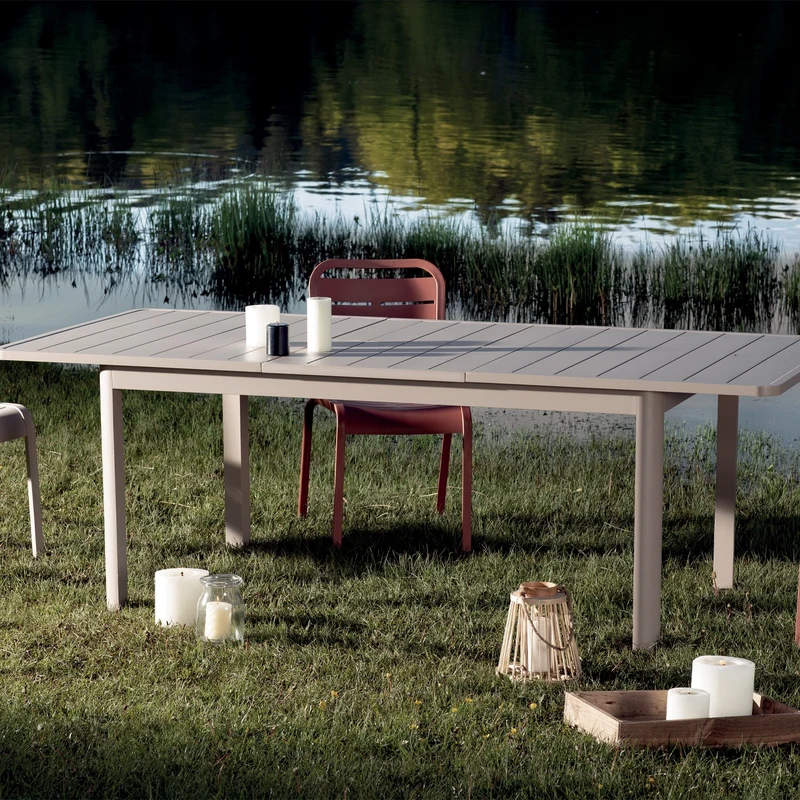Table de jardin CANNES extensible 173-233 x 100 cm