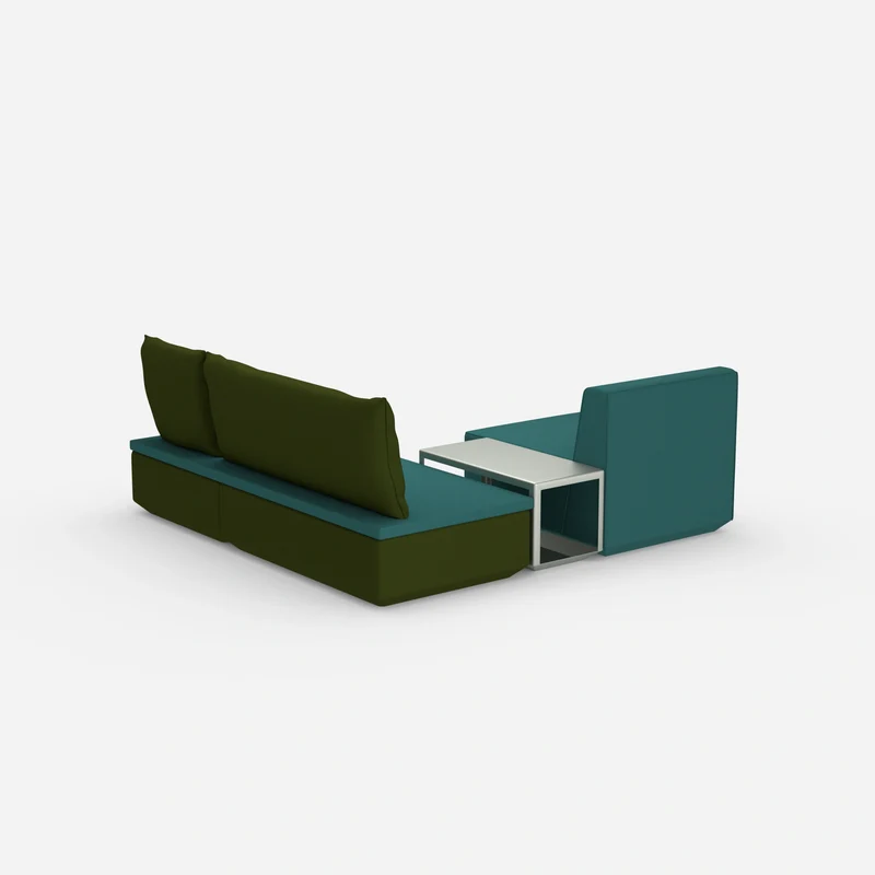Pouf mit Topper