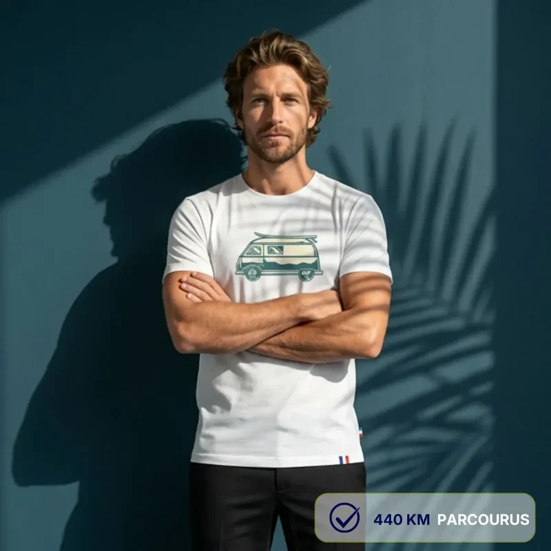 T-shirt Homme Blanc | ROAD TRIP