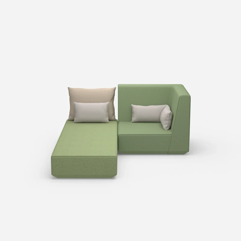Schlafsofa mit Sessel