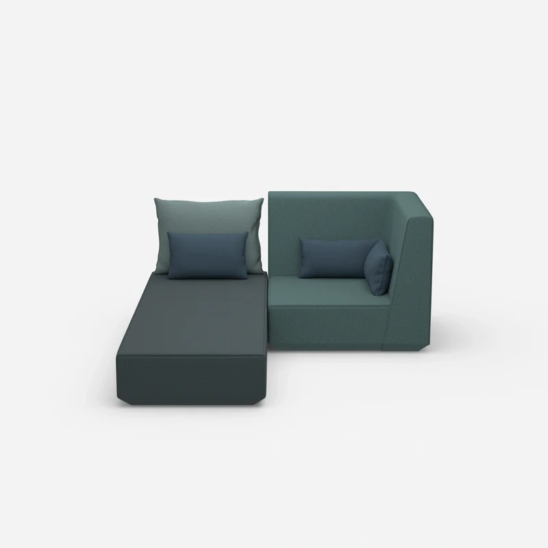 Schlafsofa mit Sessel