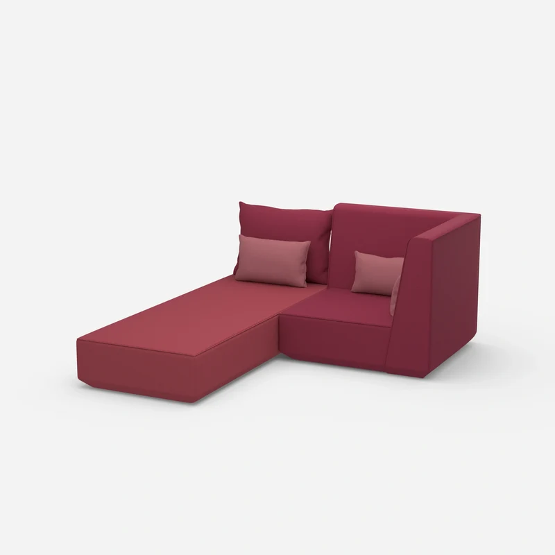 Schlafsofa mit Sessel