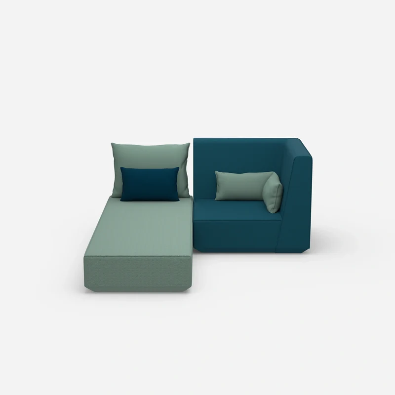 Schlafsofa mit Sessel