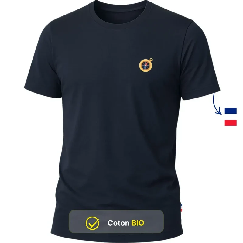 T-shirt Homme Bleu | Boussole