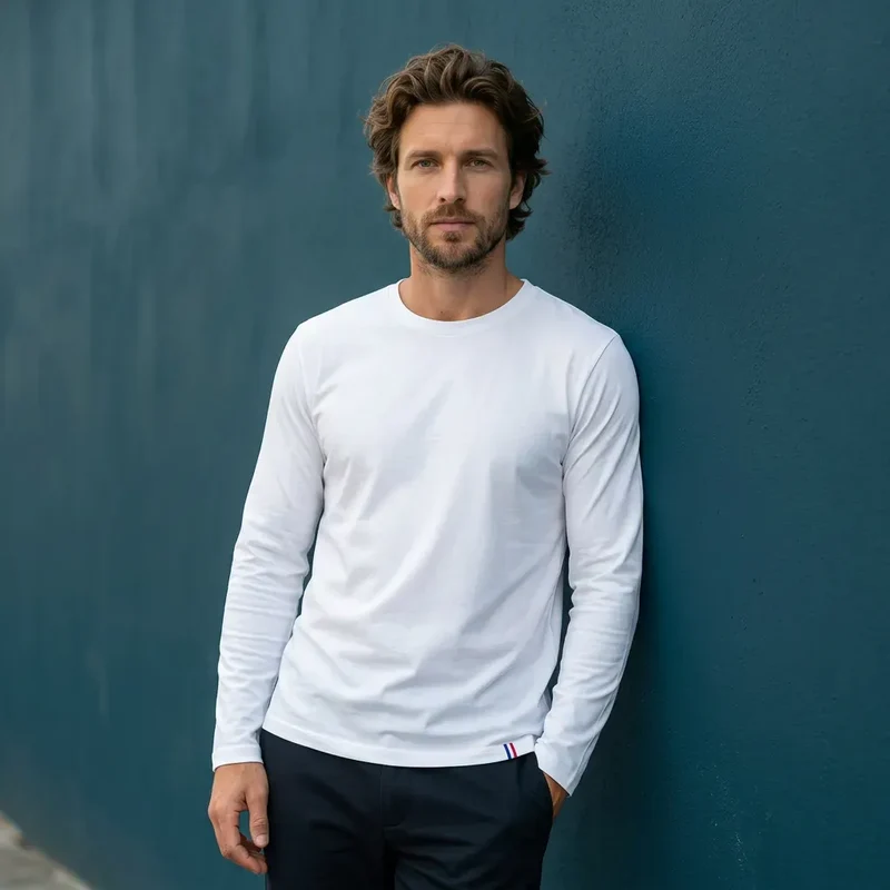 T shirt manche longue | Blanc
