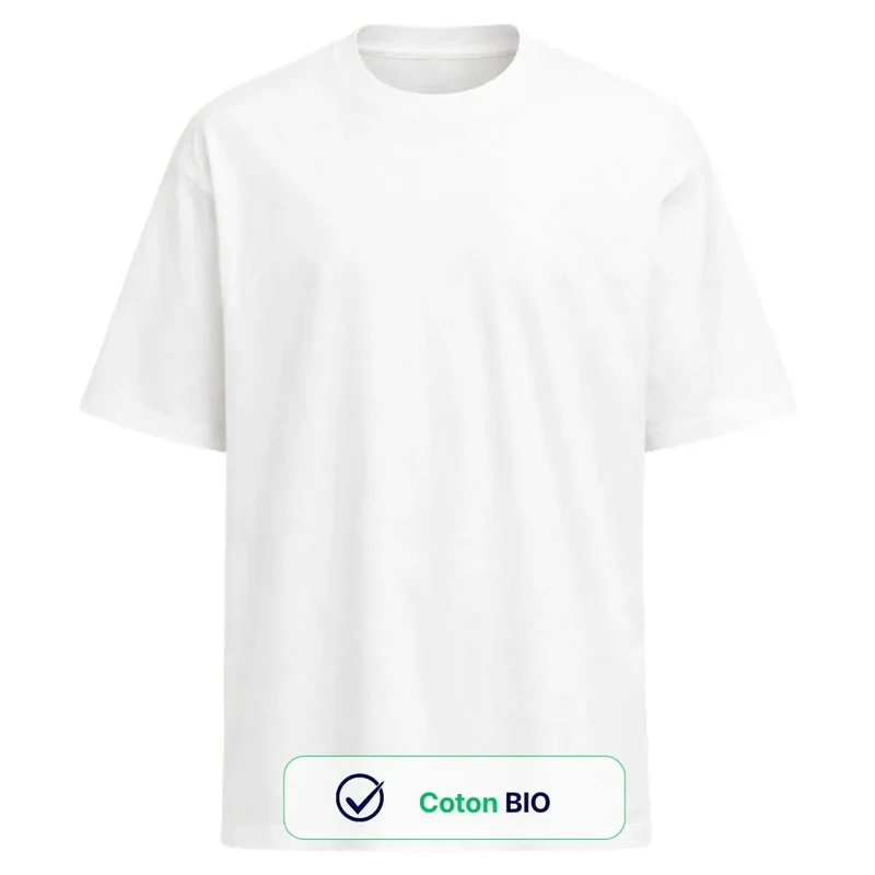 T shirt oversize femme | Blanc