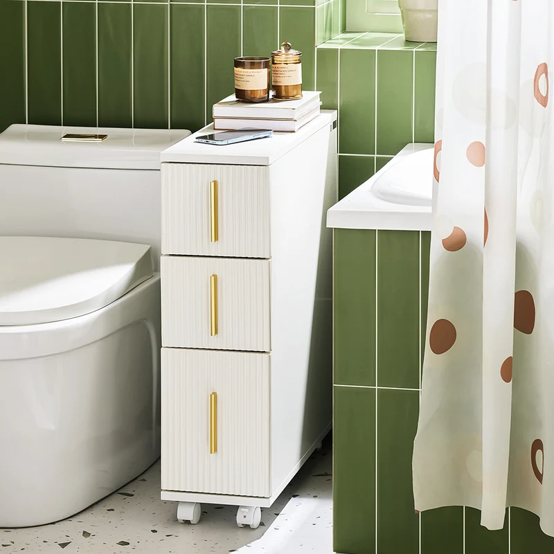 SoBuy BZR183-W Armoire Toilettes WC Support Papier Toilette Meuble de Salle de Bain