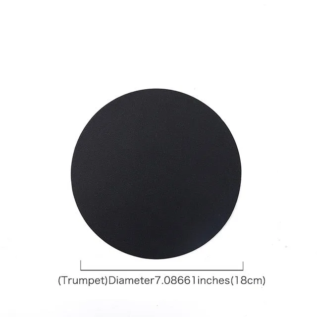 Set de Table Rond Noir