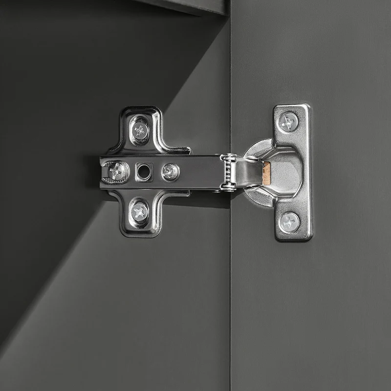 SoBuy BZR112-DG Meuble Colonne de Salle de Bain, Armoire Haute, Étagère de Rangement, Placard de Rangement