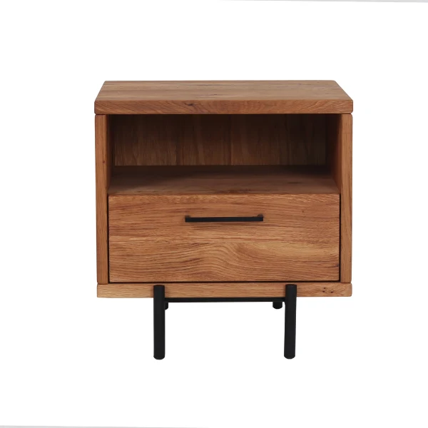 Table de chevet en bois massif Normandie - NordicStory