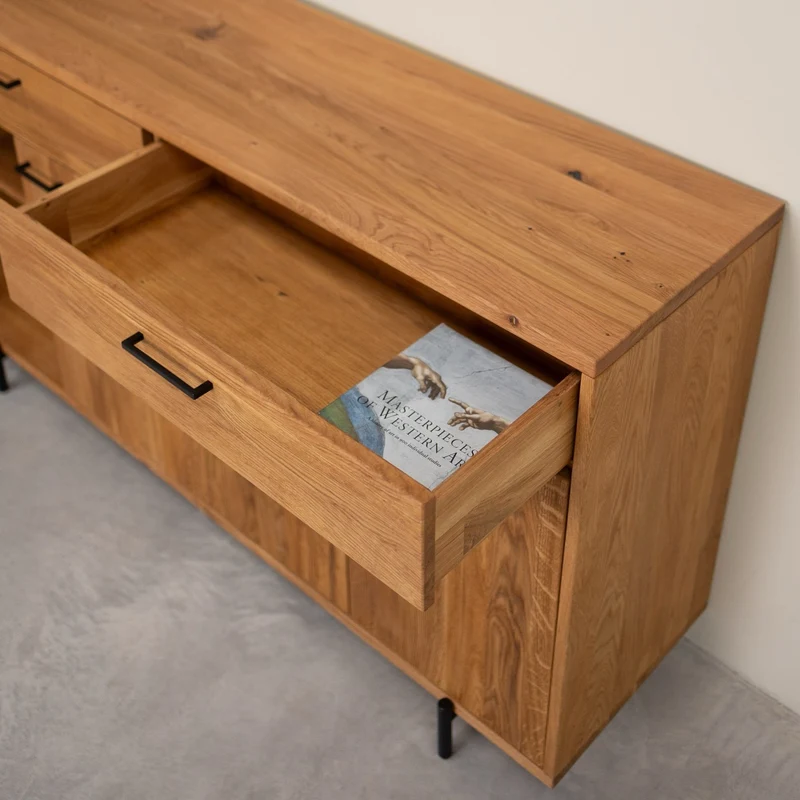 Buffet en bois massif Normandie - NordicStory
