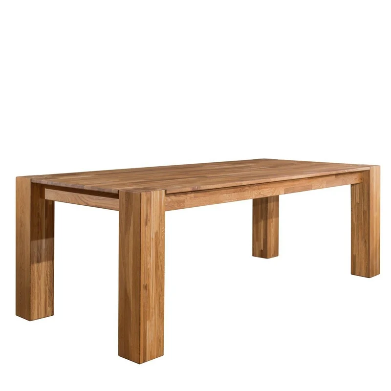 Table à manger en bois massif de chêne Mauritz 3 - NordicStory