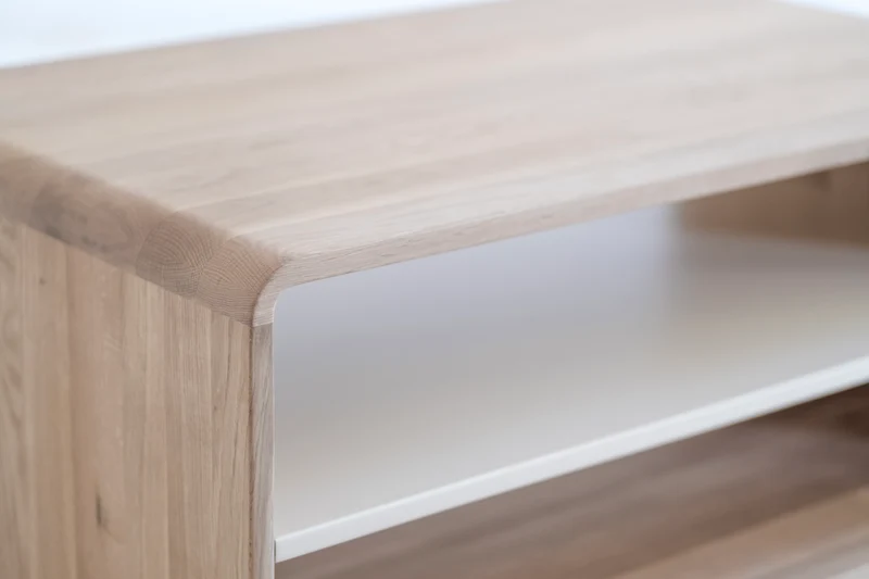 Table basse en bois massif de chêne Oslo - NordicStory
