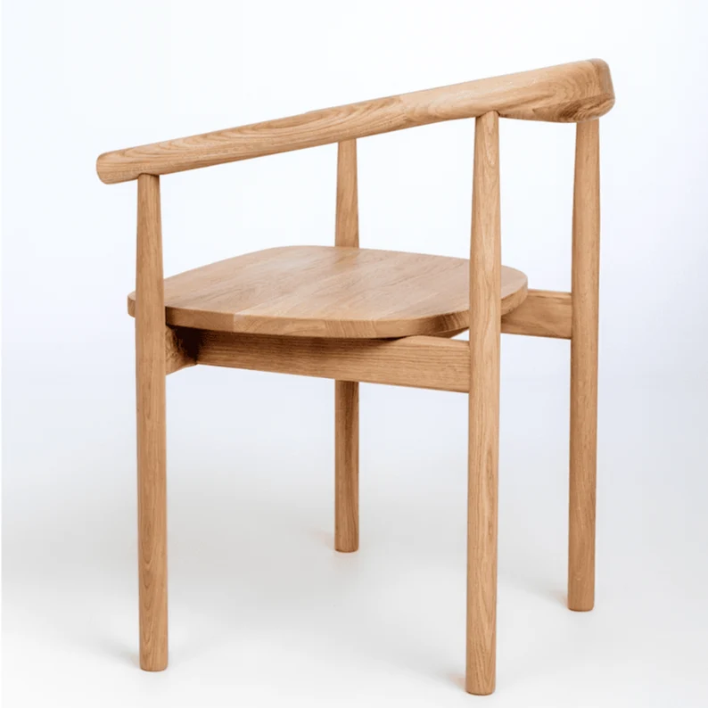 Chaise en bois massif de chêne Léa - Lot de 2 ou 4 chaises - NordicStory