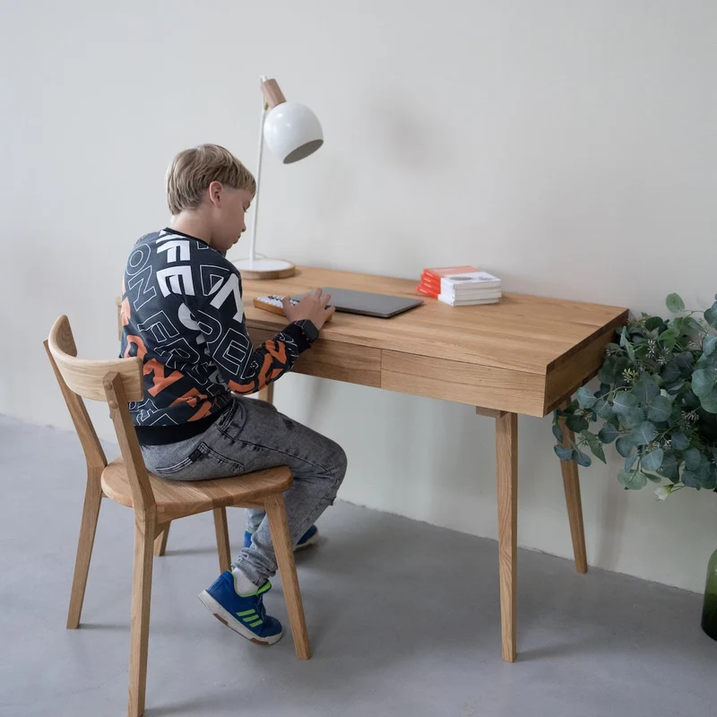Bureau en bois massif de chêne Malmo 1 - NordicStory