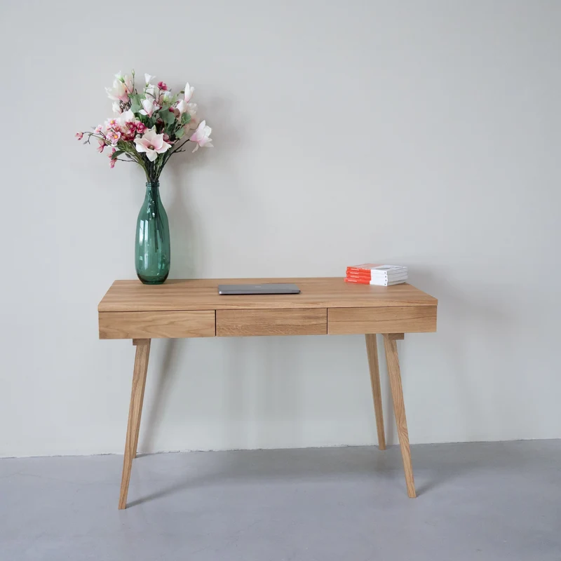 Bureau en bois massif de chêne Malmo 1 - NordicStory