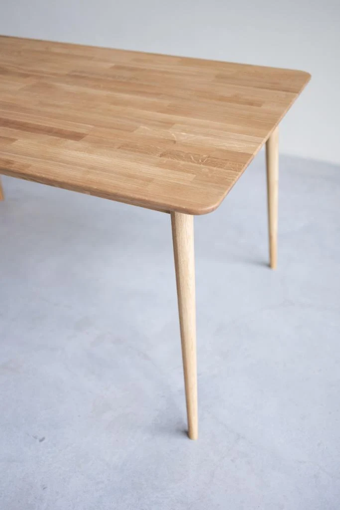 Table à manger extensible en bois massif de chêne Malmo 2 - NordicStory