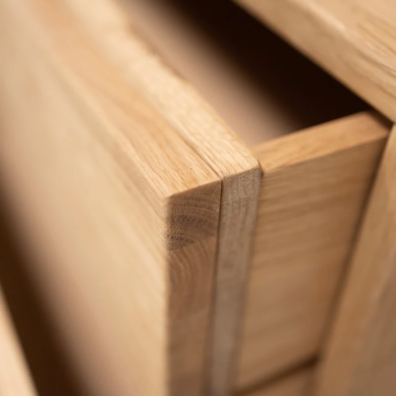 Buffet commode en bois massif de chêne Malmo 1 – NordicStory