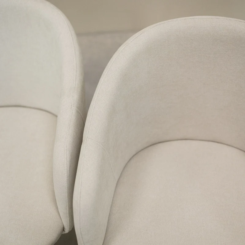 Chaise en bois massif de chêne Ana, revêtement - NordicStory
