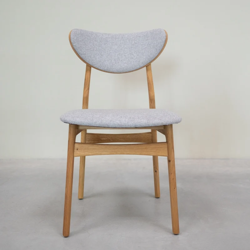 Chaise en bois massif de chêne Maxwell, revêtement - Lot de 2 ou 4 chaises - NordicStory