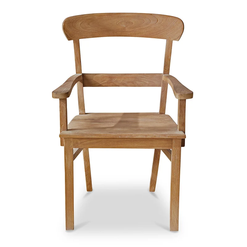 Chaise accoudoirs Loberon MASTERS bois
