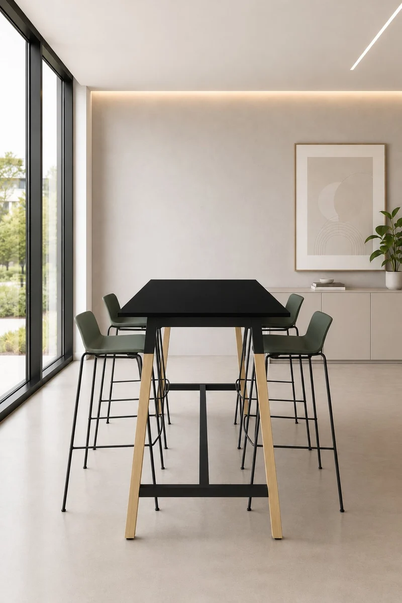 Table haute Pop Woody