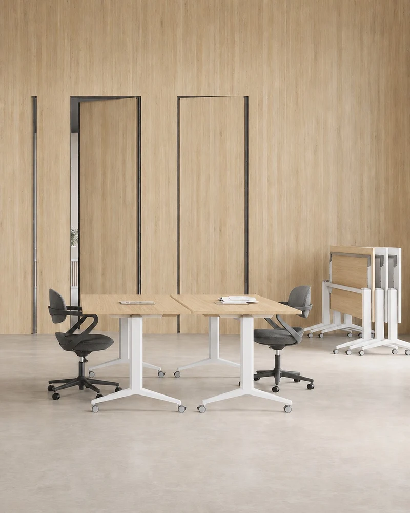 Table Abattante Flex sur Roulettes