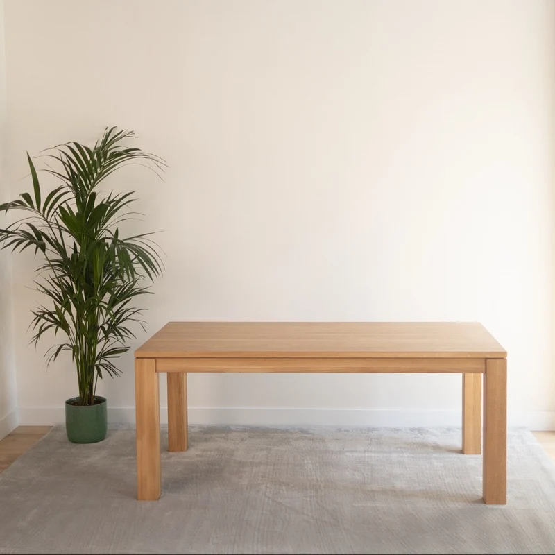 Table de salle à manger fixe en chêne massif LUX 2020 | VESKOR