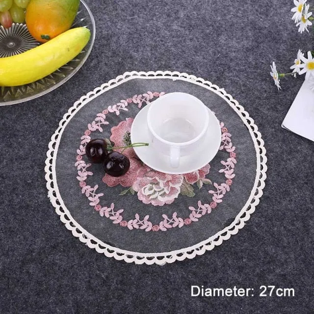 Set de Table Tissu Rond
