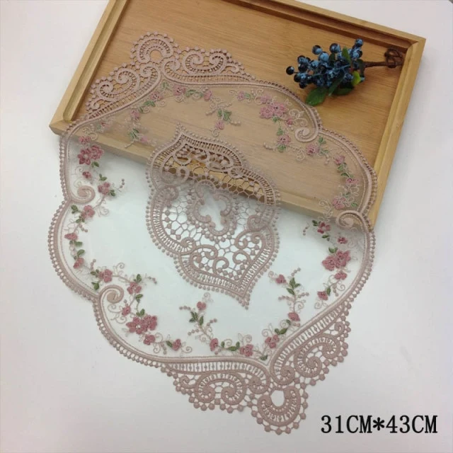 Set de Table en Tissu Marron Rosé