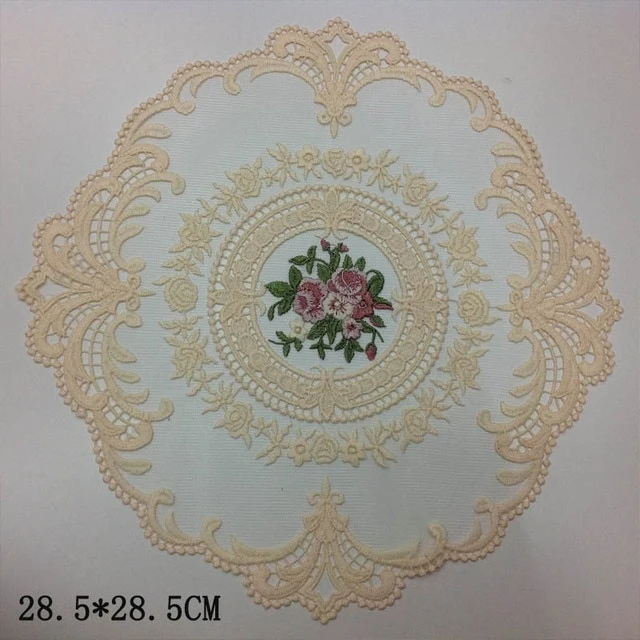 Set de Table en Tissu Beige Jaune