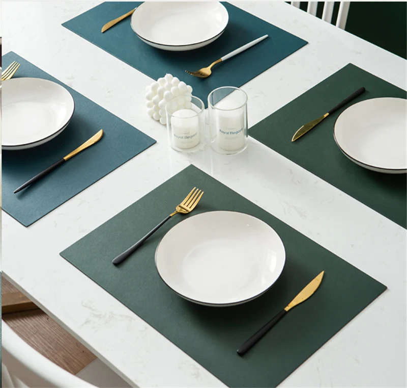 Set de Table Antidérapant Rouge Vin