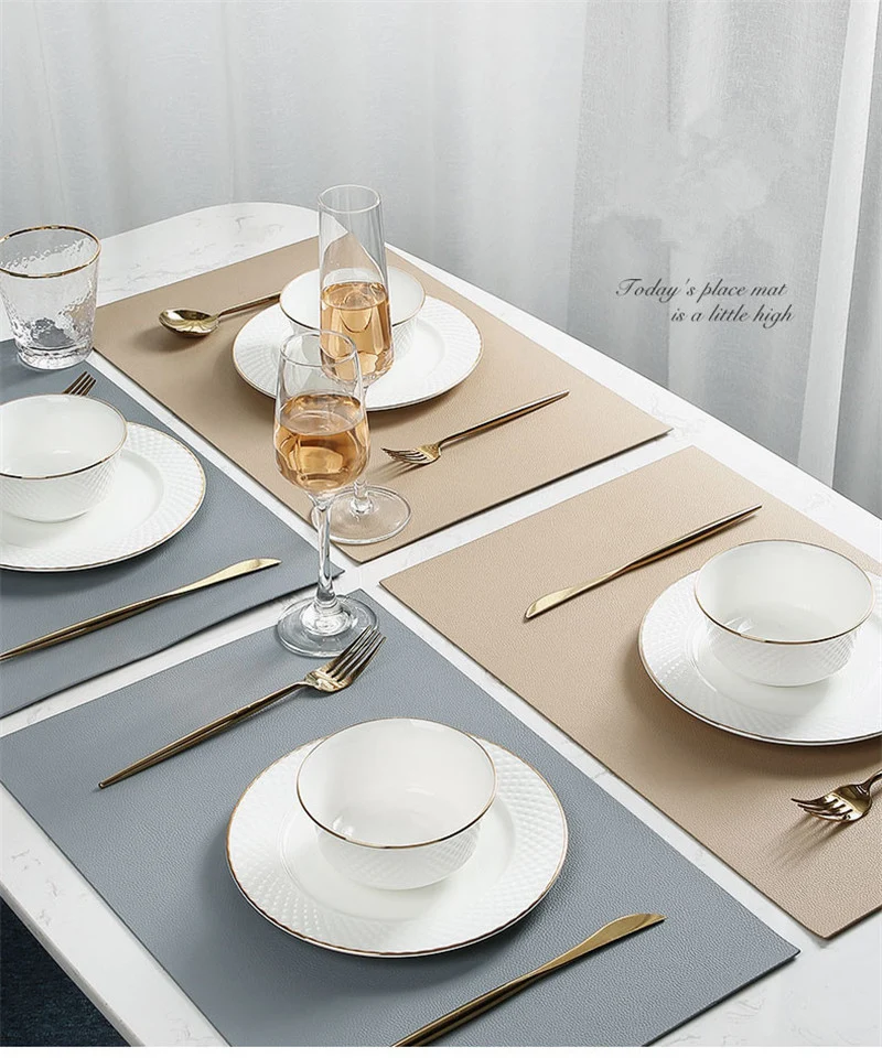 Set de Table Antidérapant Rouge Vin